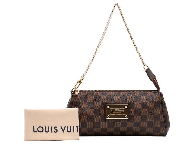 Louis Vuitton Brown Damier Ebene Eva Marrom - vista 7