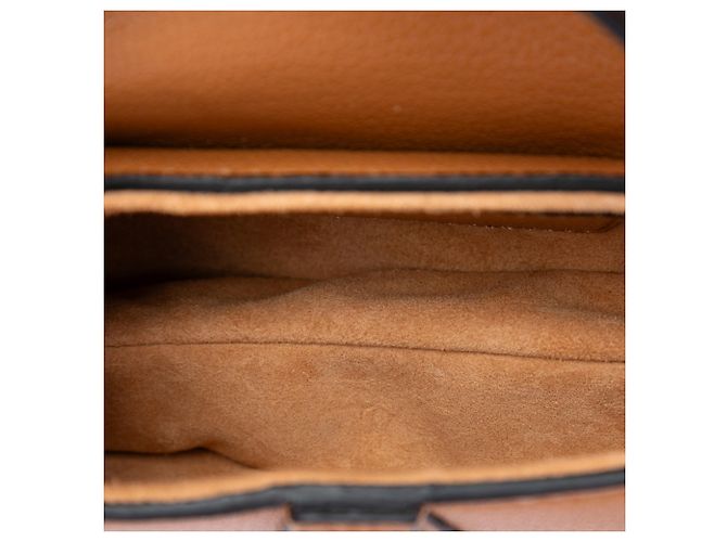 Borsa Saddle Dior in micro pelle di capra marrone - vista 4