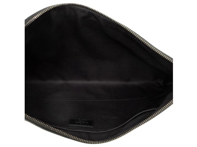 Louis Vuitton Black Monogram Eclipse Discovery Pochette GM Preto - vista 4