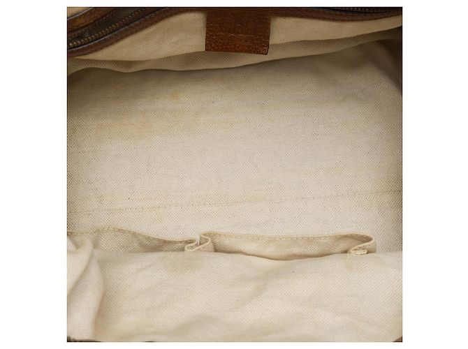 Sac à main Gucci Rania Medium Canvas Web Beige avec poignée supérieure - vue 4