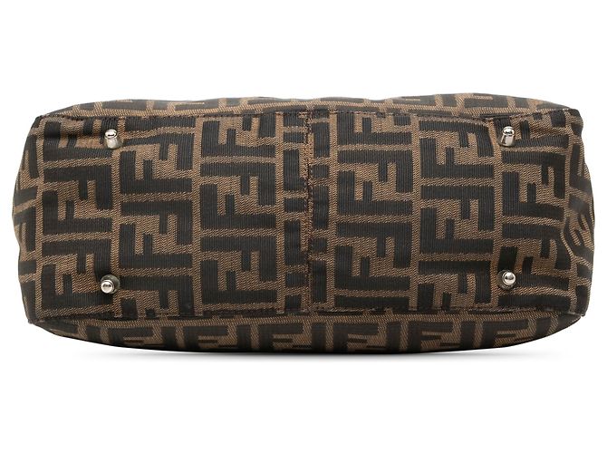 Fendi Brown Zucca Canvas Handtasche Braun - Ansicht 3