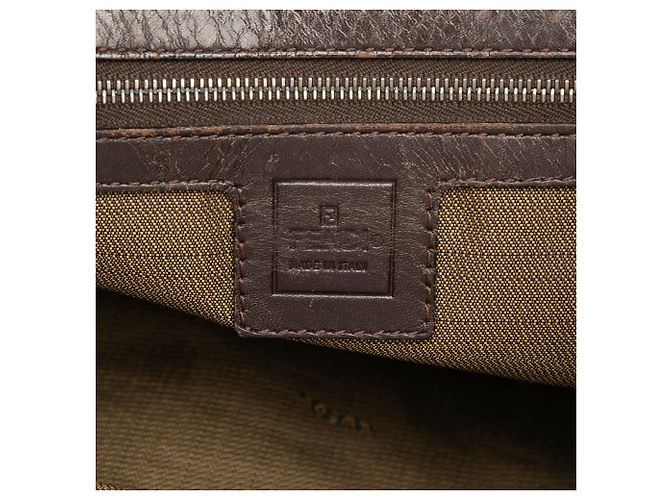 Fendi Brown Zucca Canvas Handtasche Braun - Ansicht 5