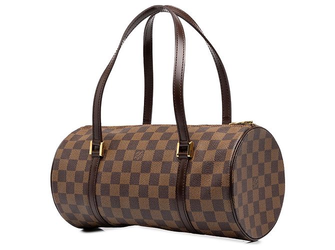 Louis Vuitton Brown Damier Ebene Papillon 30 Marrone - vista 2