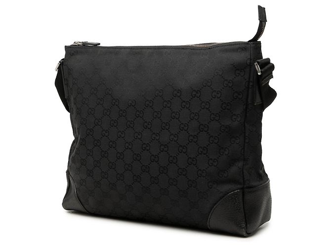 Borsa a tracolla Gucci Joy in tela GG nera Nero - vista 2