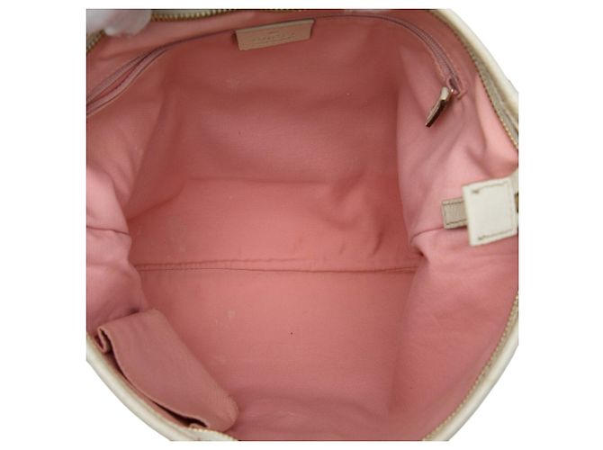 Gucci Borsa a tracolla Abbey D Ring in tela GG rosa - vista 4