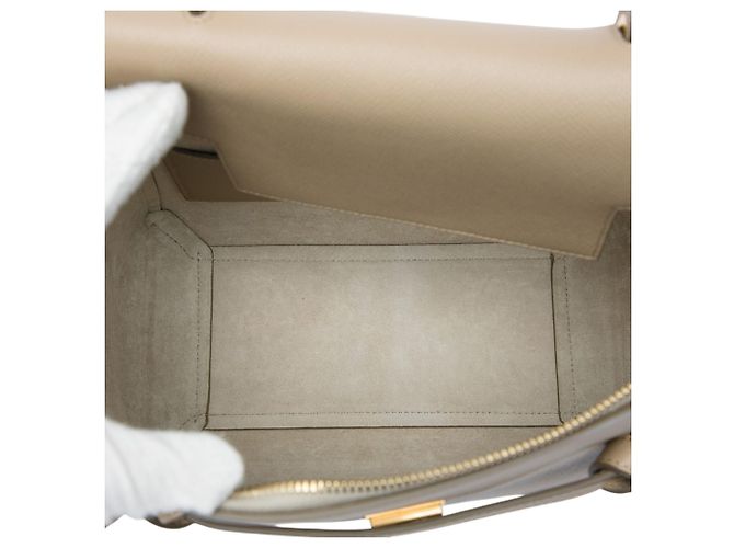 Belt Bag Céline Bolso cinturón Celine de piel de ternera Micro Grained Beige - vista 4