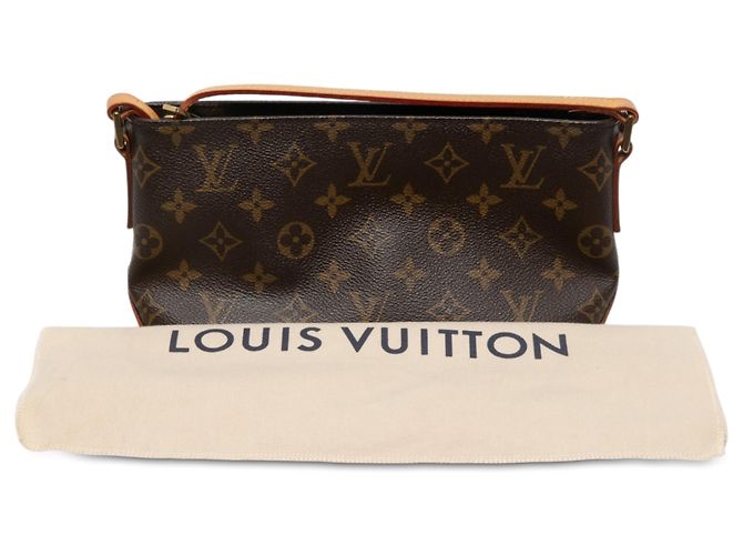 Louis Vuitton Brown Monogram Trotteur Marrom - vista 8