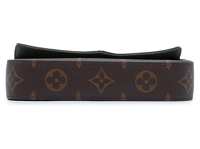 Louis Vuitton Brown Monogram Felicie Strap And Go Marrom - vista 3
