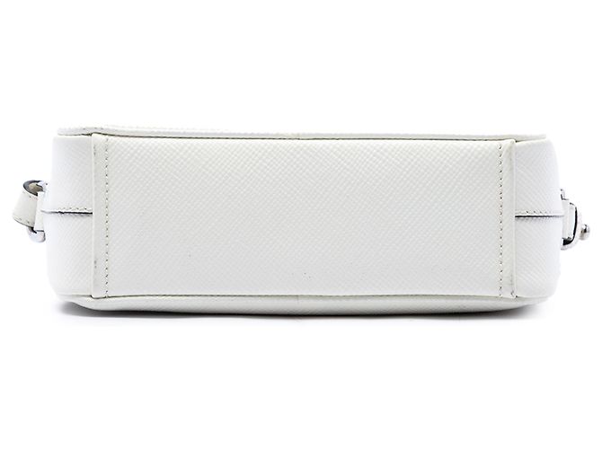Bolsa Camera Prada White Saffiano Lux Branco - vista 3