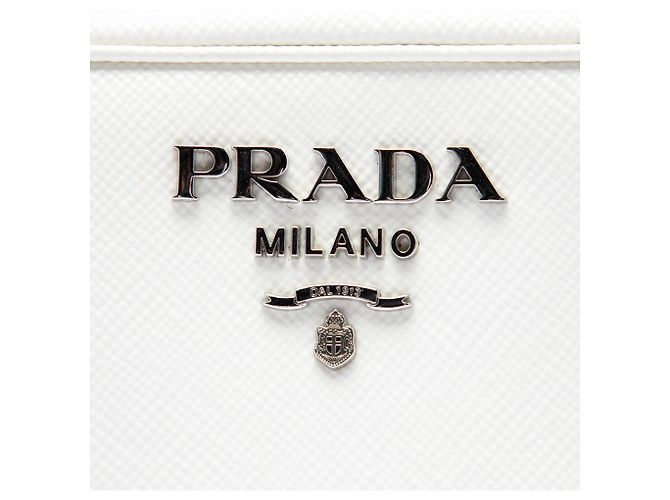 Bolsa Camera Prada White Saffiano Lux Branco - vista 5