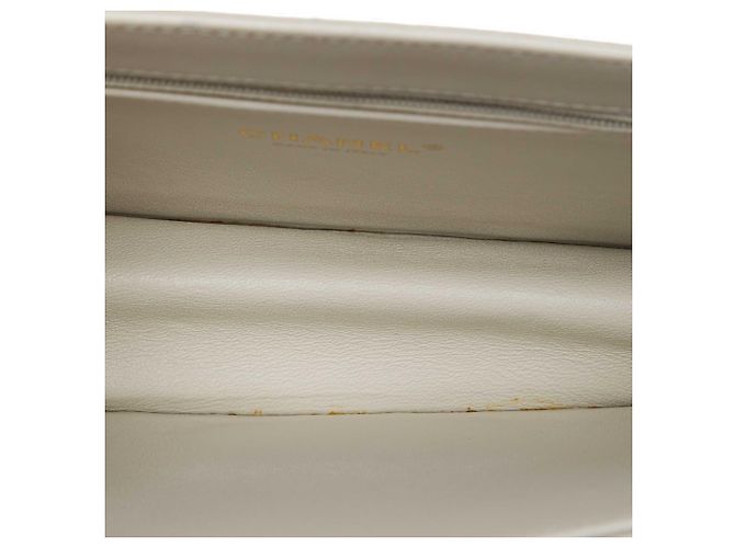 Chanel White Mini Sheepskin Beauty Lock Flap Blanco Crudo - vista 4
