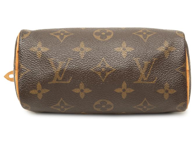 Louis Vuitton Brown Monogram Nano Speedy Marrom - vista 3