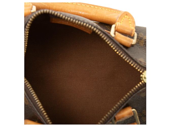 Louis Vuitton Brown Monogram Nano Speedy Marrom - vista 4