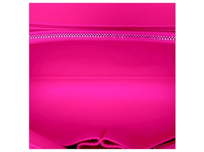Coco Handle Borsa Chanel Coco Top Handle Small in pelle caviar matelassé rosa - vista 4