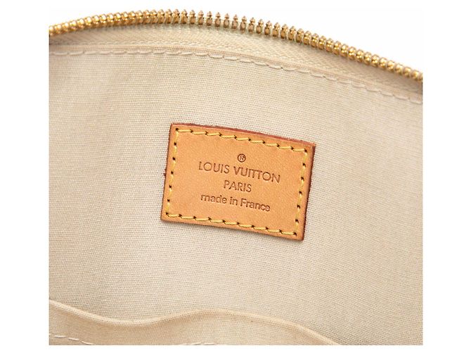 Louis Vuitton Beige Monogram Vernis Alma PM - vista 5