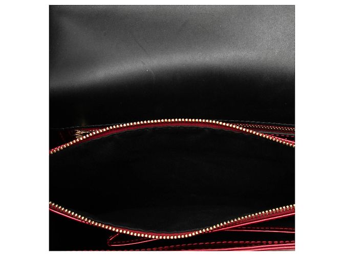 Bulgari Bolsa de Ombro Bvlgari Red Medium Patent Serpenti Forever Vermelho - vista 4