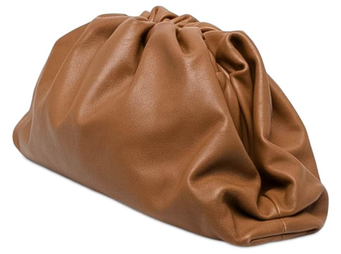 Bottega Veneta The Pouch en lambskin marron - vue 2