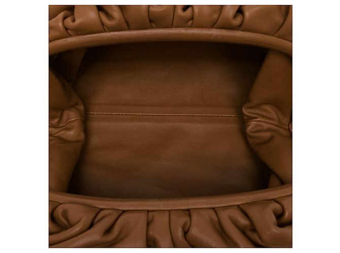 Bottega Veneta The Pouch en lambskin marron - vue 4