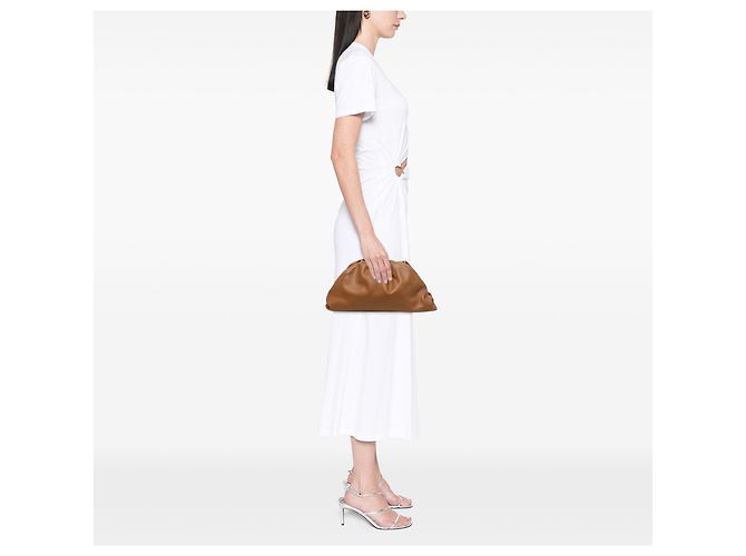 Bottega Veneta The Pouch en lambskin marron - vue 5