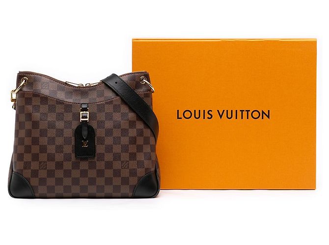 Louis Vuitton Brown Damier Ebene Odeon MM - view 7