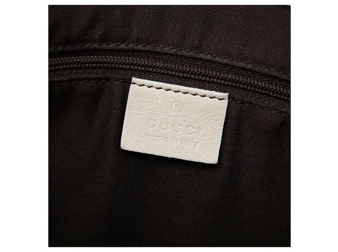 Borsa a tracolla Gucci in tela GG beige - vista 5