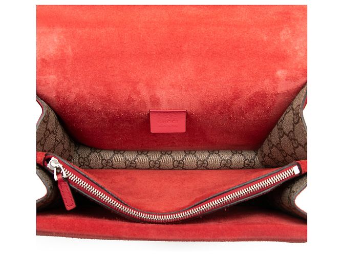 Bolsa de Ombro Gucci Dionysus Medium GG Supreme Bege - vista 4