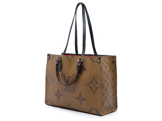 Louis Vuitton Brown Monogram Reverse Giant OnTheGo MM Marrom - vista 2