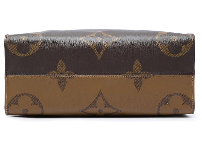 Louis Vuitton Brown Monogram Reverse Giant OnTheGo MM Marrom - vista 3