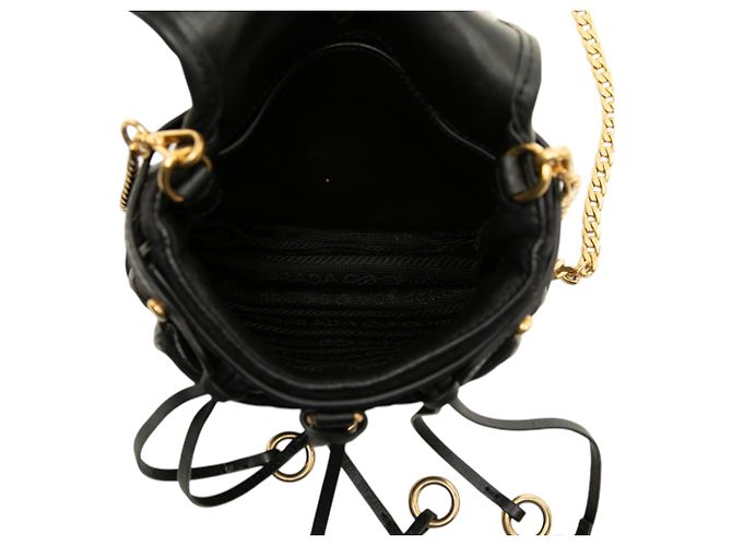 Prada Black Impuntu Velluto Corsaire Crossbody Noir - vue 4