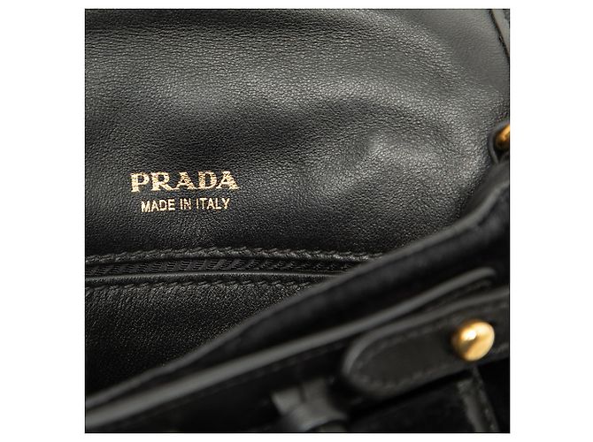 Prada Black Impuntu Velluto Corsaire Crossbody Noir - vue 5