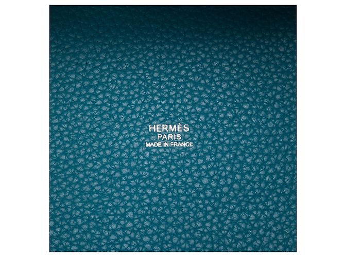 Hermès Blue Clemence Picotin Lock 18 Blau - Ansicht 5