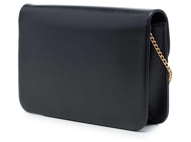 Borsa a tracolla Dior in pelle nera con catena Nero - vista 2