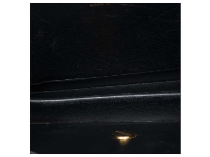 Borsa a tracolla Dior in pelle nera con catena Nero - vista 4