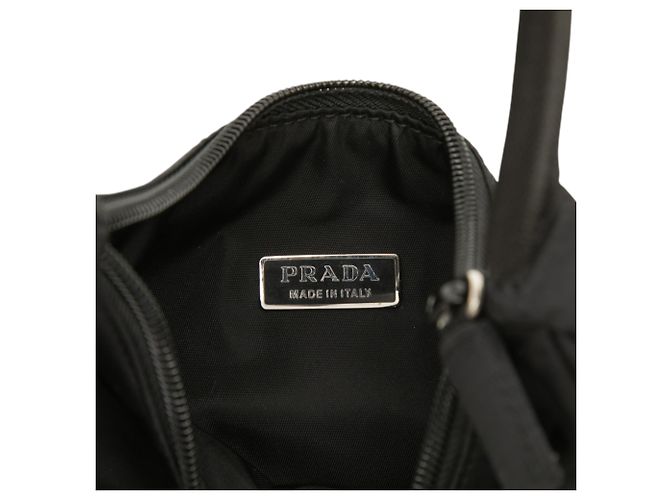 Bolso de hombro Prada Mini Tessuto Sport Negro - vista 5