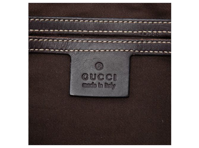 Sac Boston Gucci Beige Medium GG Supreme Joy Web - vue 5