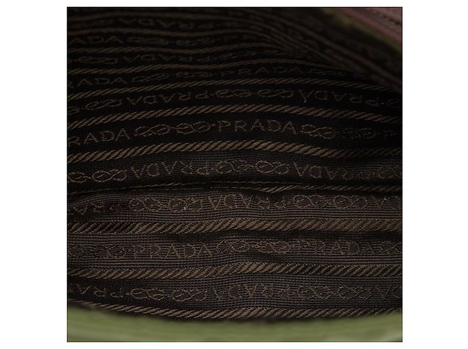Tote Sac cabas Prada en Tessuto vert Vert olive - vue 4