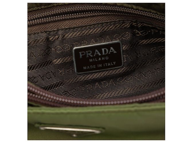 Tote Sac cabas Prada en Tessuto vert Vert olive - vue 5