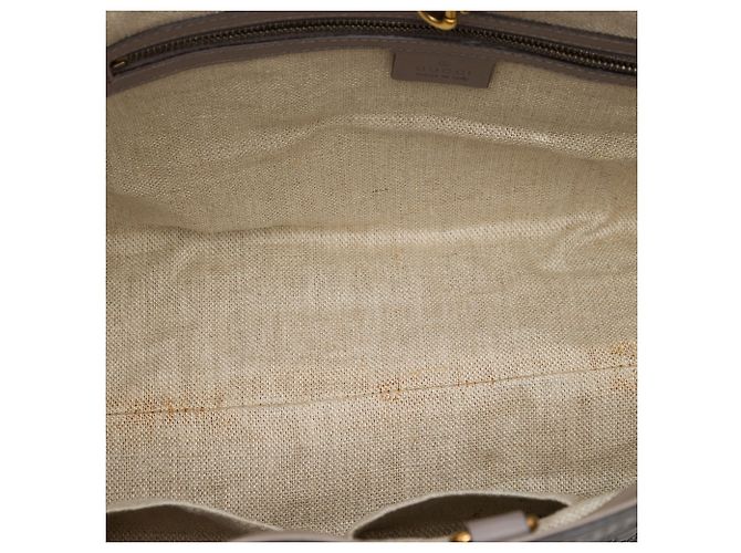 Tote Gucci Brown Large Microguccissima Brogue Duilio Marrom - vista 4