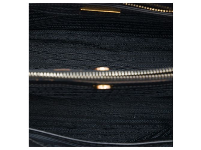 Prada Small Saffiano Lux Gardeners Tote Schwarz - Ansicht 4