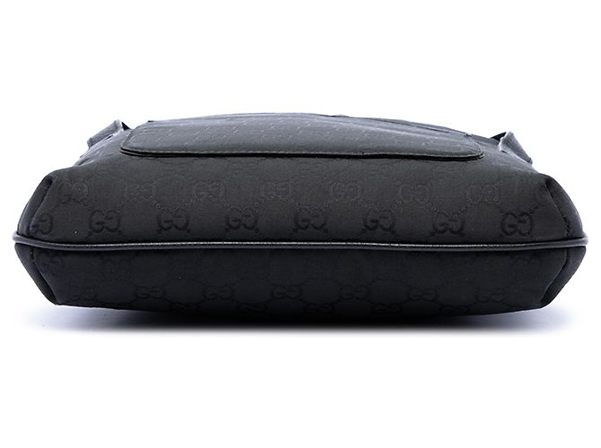 Borsa a tracolla Gucci in canvas GG nero - vista 3