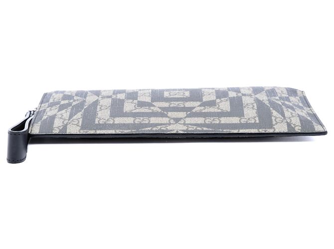 Clutch Gucci Beige GG Supreme Caleido - vista 3