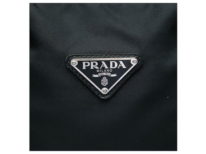 Mala de negócios Prada em Tessuto com acabamentos em Saffiano preto - vista 5