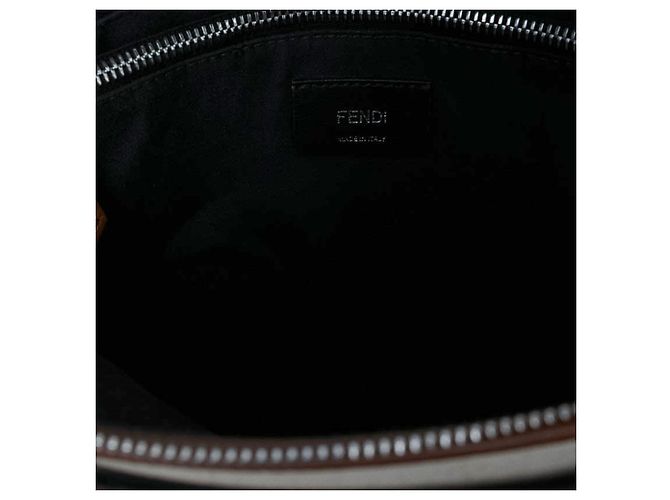 Fendi By The Way Medium Satchel aus braunem Canvas Beige - Ansicht 4