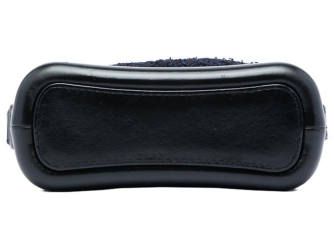 Chanel Gabrielle Crossbody Klein Tweed Schwarz - Ansicht 3