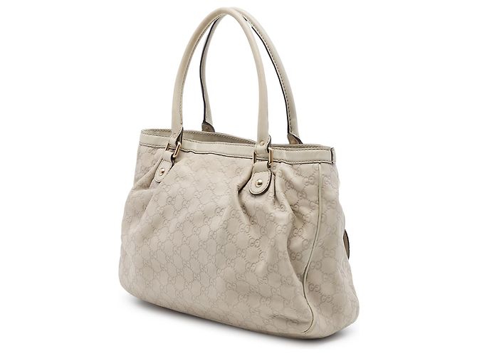 Bolso Tote Gucci Brown Guccissima Sukey Castaño Beige - vista 2