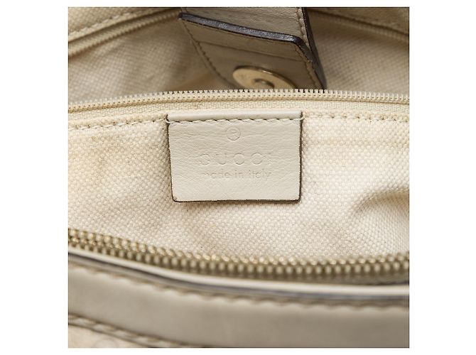 Bolso Tote Gucci Brown Guccissima Sukey Castaño Beige - vista 5