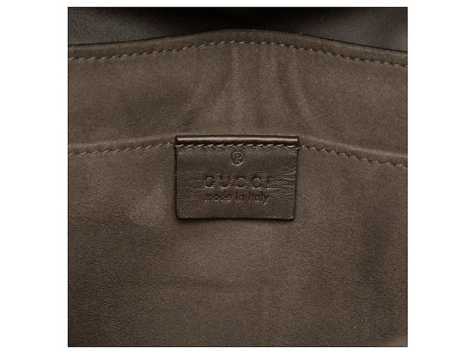 Clutch a Busta Gucci Beige GG Supreme - vista 5