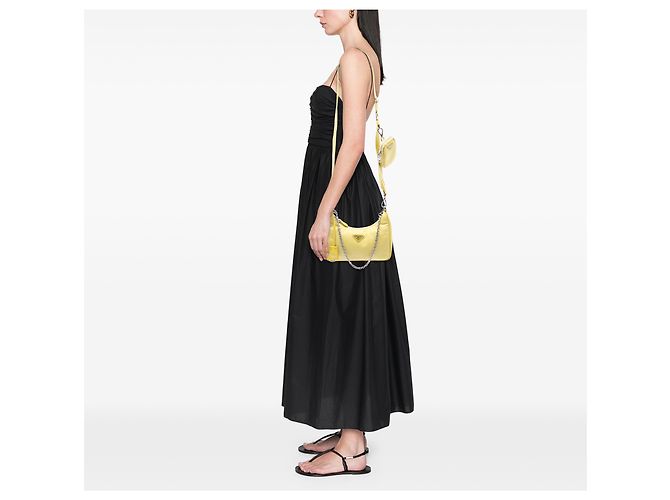Bolsa Prada Yellow Mini Tessuto Re Edition 2005 Amarelo - vista 6
