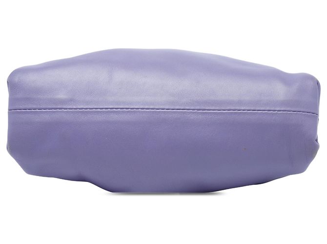 Bottega Veneta The Mini Pouch Crossbody in nappa viola Porpora - vista 3