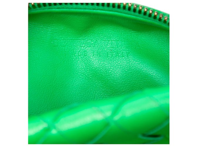 Bottega Veneta Mini Jodie in Nappa Intrecciato Verde - vista 5